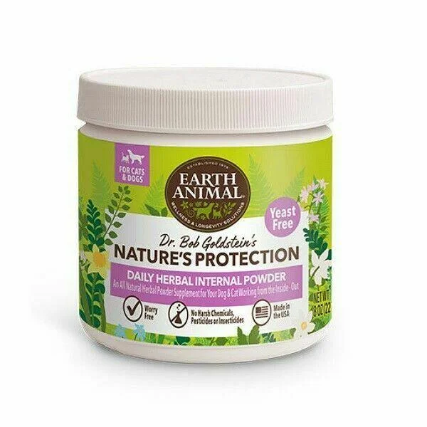 Earth Animal Flea & Tick Yeast Free Powder