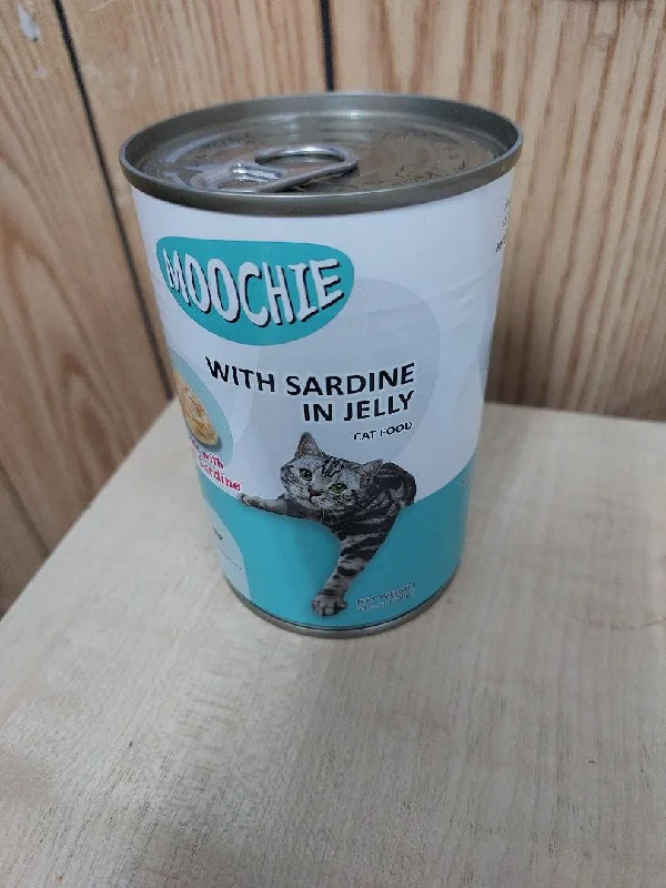 MOOCHIE CANNED CATFOOD SARDINE IN JELLY 400GR
