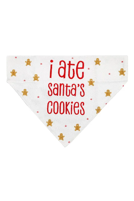 Pearhead I Ate Santa's Cookies Pet Bandana