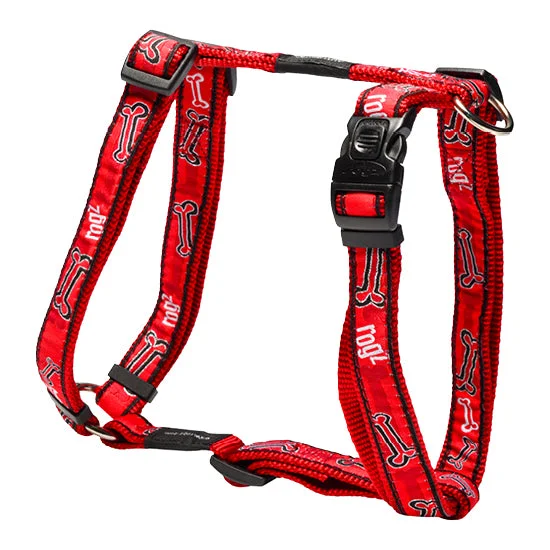 ROGZ RED BONE HARNESS - S