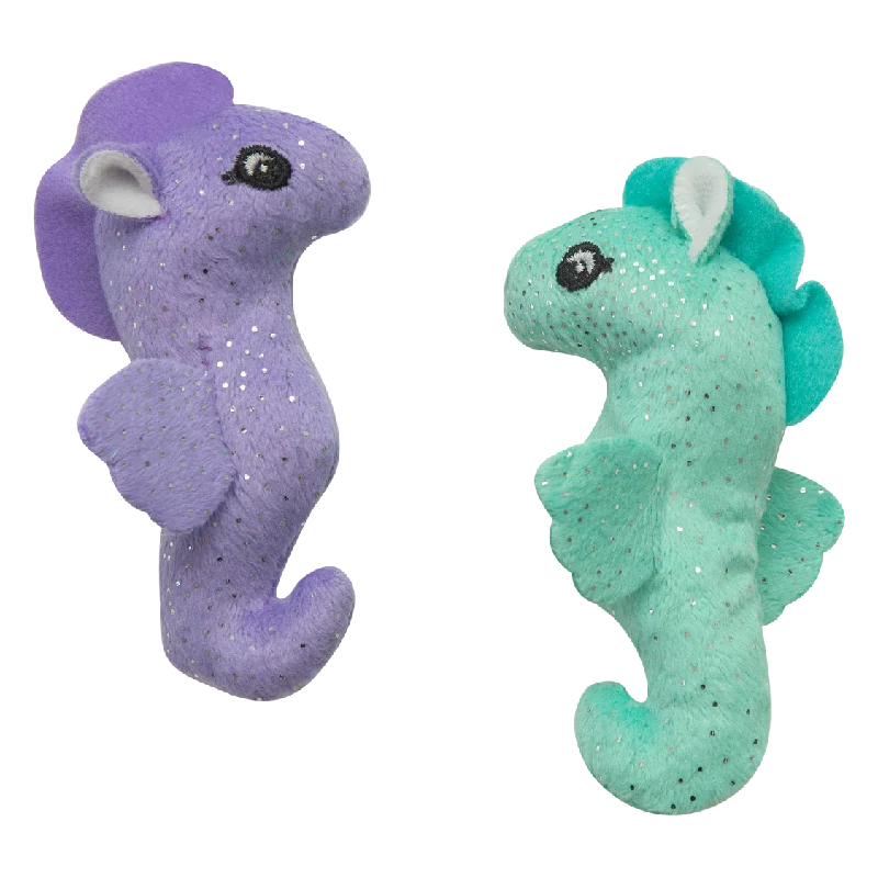 Snugarooz Kitty 2-Pack Seahorse with Catnip Cat Toy