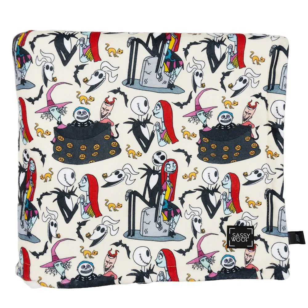 The Nightmare Before Christmas™ Beige Blanket